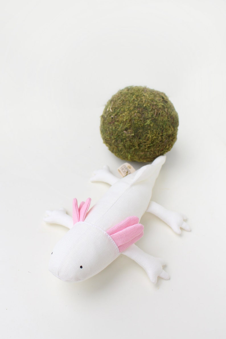 Axolotl / White Axolotl Toy / Axolotl Plush/ Stuffed Animal/ Etsy UK