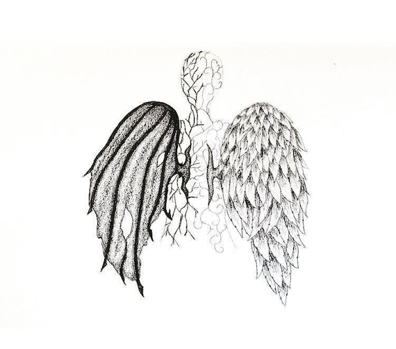 Waterproof Tattoo Sticker Set Cool Eagle Wing And Angel Tattoos For Girls  And Men Lucifer And Abdominal Designs From Keng04, $7.36 | DHgate.Com