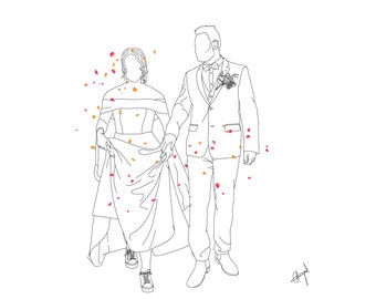 Personalised Wedding Illustrations