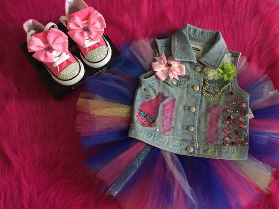 trolls first birthday outfit