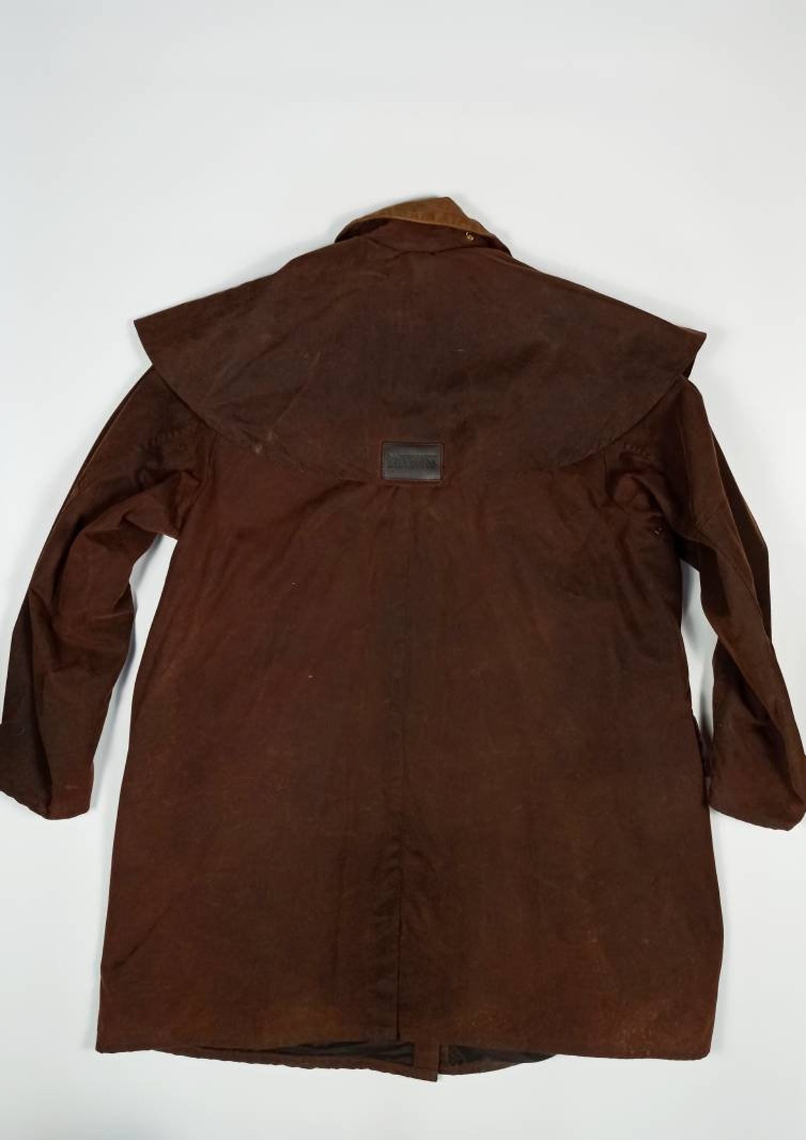 Backhouse by Barbour Riding Waxed Coat Men's Brown New Etsy