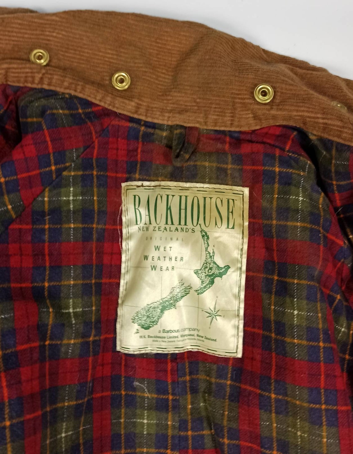 Backhouse by Barbour Riding Waxed Coat Men's Brown New Etsy
