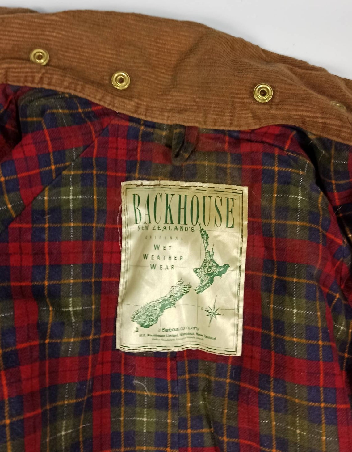 Backhouse by Barbour Riding Waxed Coat Men's Brown New | Etsy