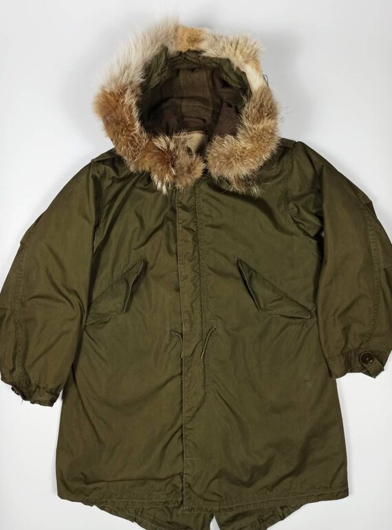 【返品送料無料】 80s u.s.army m-r parka tail fish m65 - モッズコート