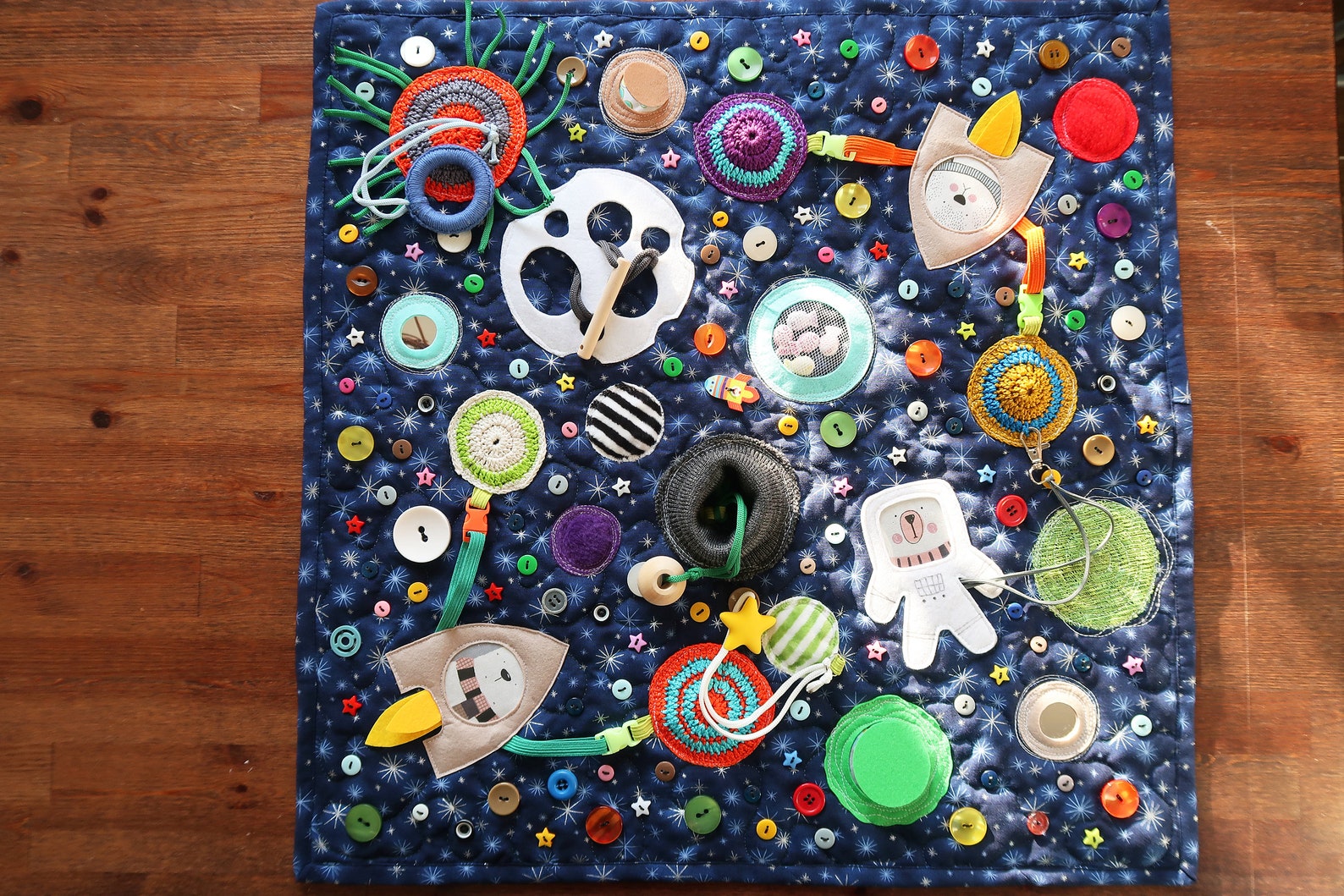 Baby sensory mat Play mat Baby Einstein Space toy Baby Etsy