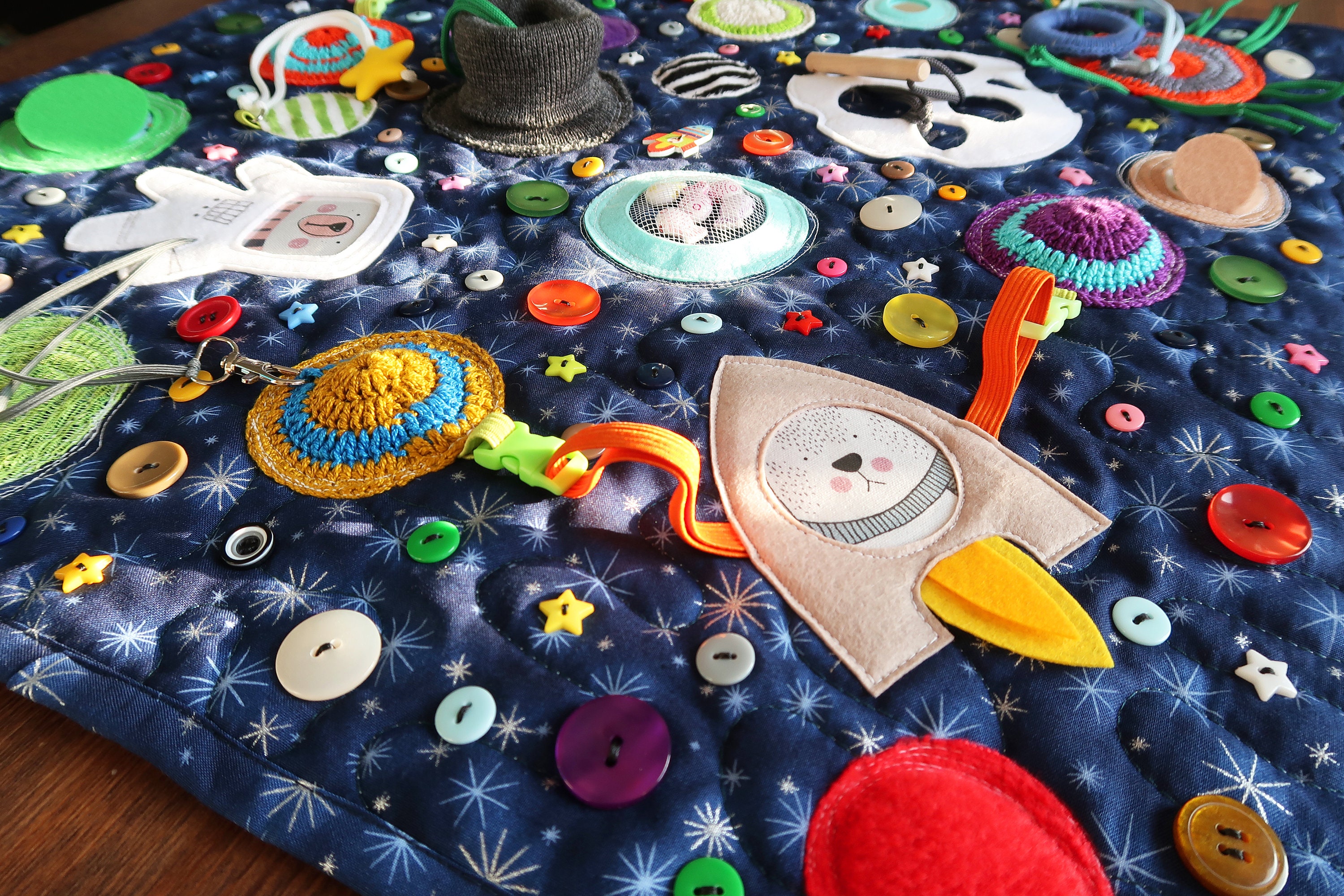 Baby sensory mat Play mat Baby Einstein Space toy Baby Etsy