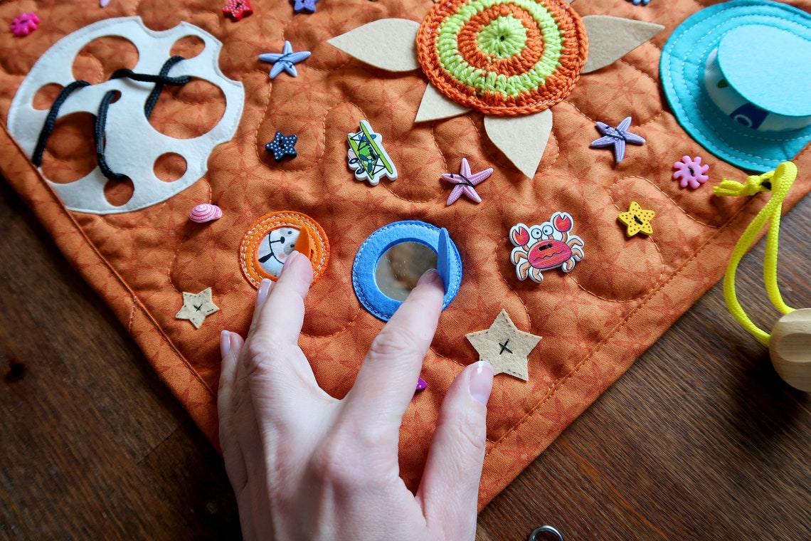 Baby sensory mat Play mat Baby activity blanket Etsy