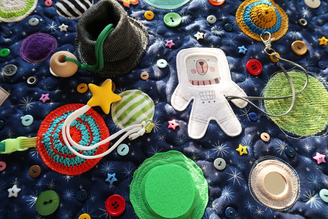 Baby sensory mat Play mat Baby Einstein Space toy Baby Etsy