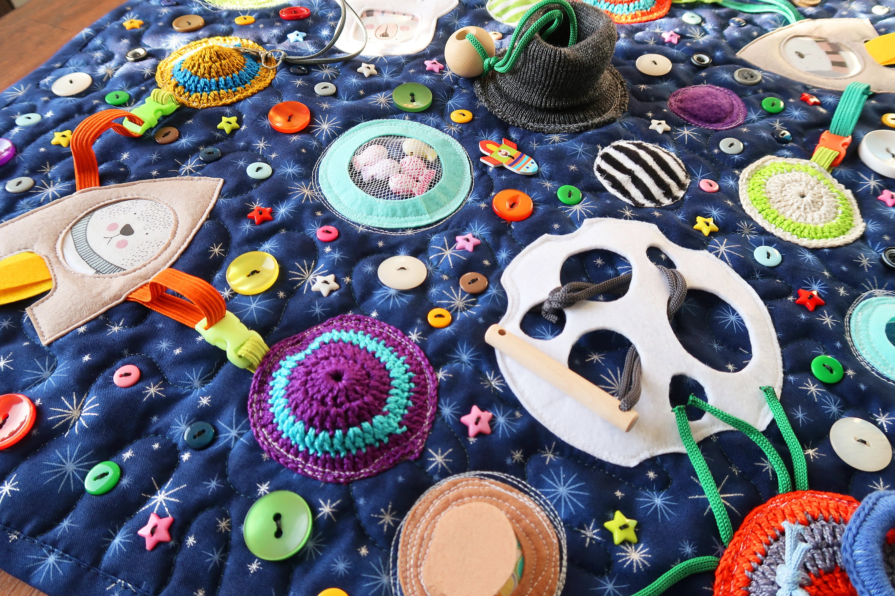 Baby sensory mat Play mat Baby Einstein Space toy Baby Etsy