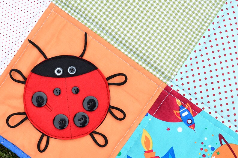 Baby activity mat Personalized quilt Etsy