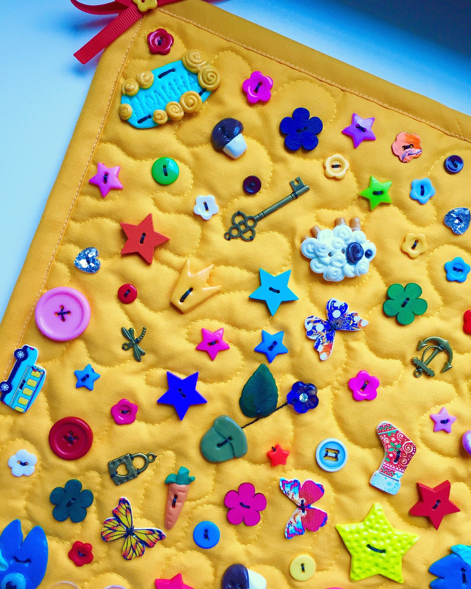 Sensory rug Baby activity mat Stroller toy Etsy