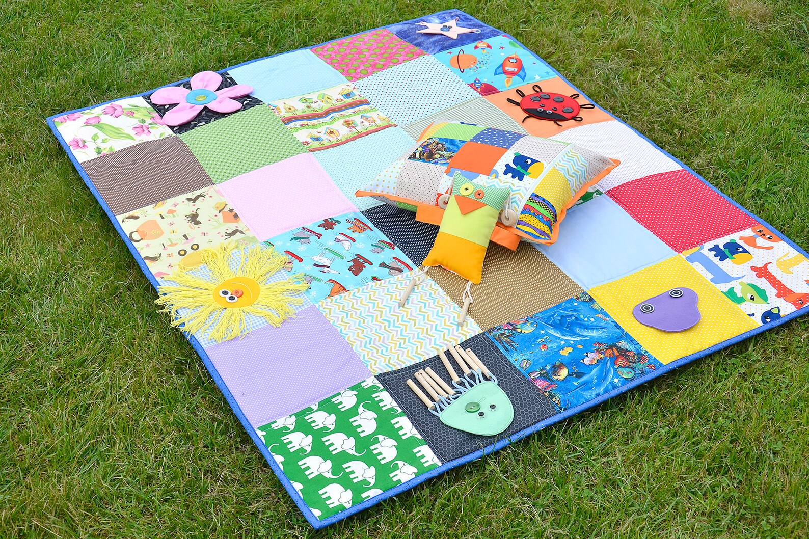 Baby activity mat Personalized quilt Etsy
