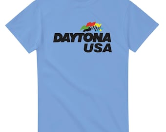 Daytona USA Racing T-Shirt – Retro Arcade Racing Tee, Classic 90s Video Game Shirt, Vintage Stock Car NASCAR Style