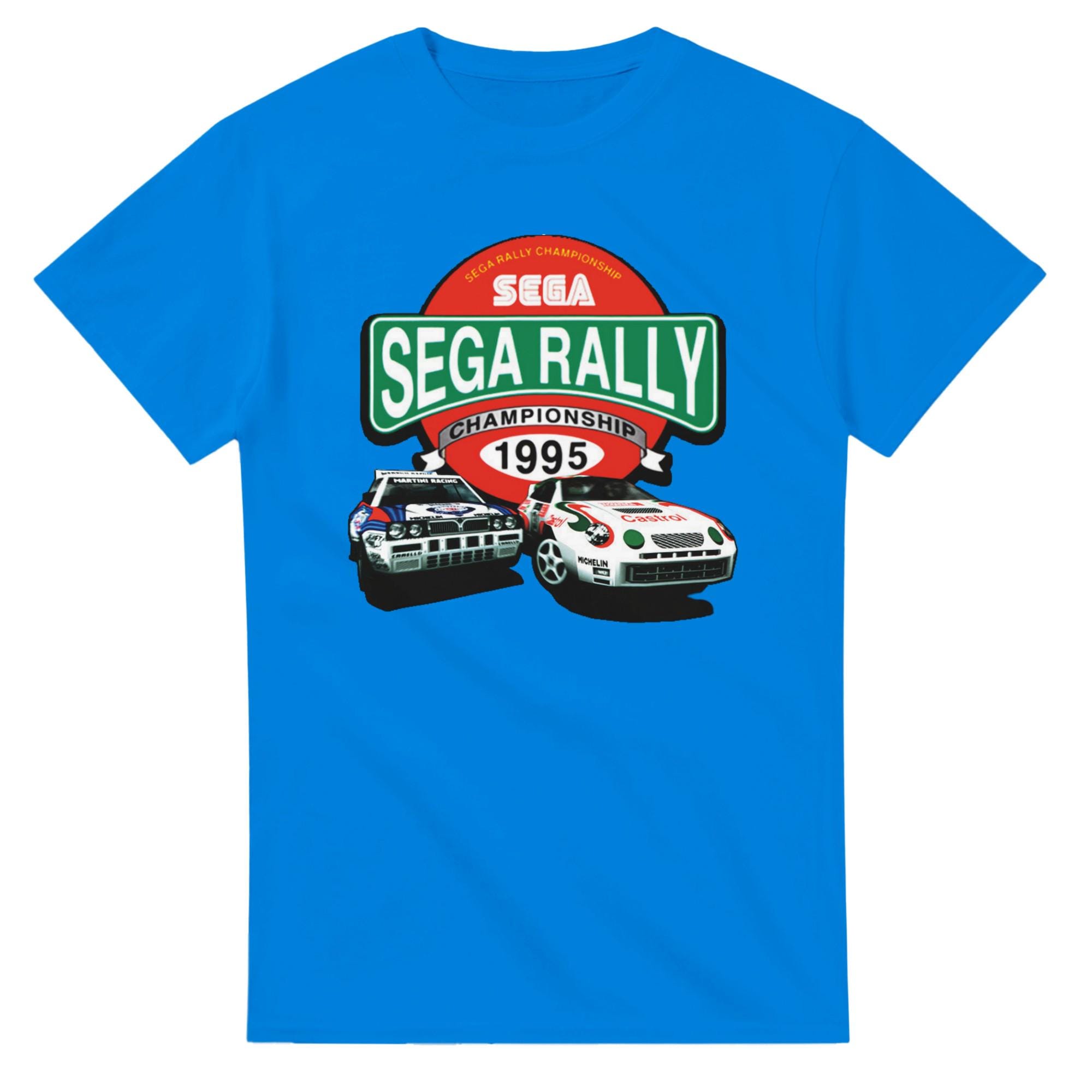 Sega Rally Retro Arcade Racing T-Shirt – 90s Racing Game Tee – Pixel Car Retro Gamer Shirt