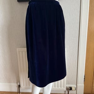Valentino Haute Couture silk velvet skirt 90s couture