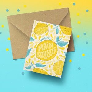 Tu es ma principale pression ! carte | carte d'ami | plus que des amis cartes postales | tu es mon coup de cœur | ma carte personnelle