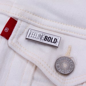 Feeling Bold Pin | Graphic Designer Editorial Pun Joke Enamel Pin ...