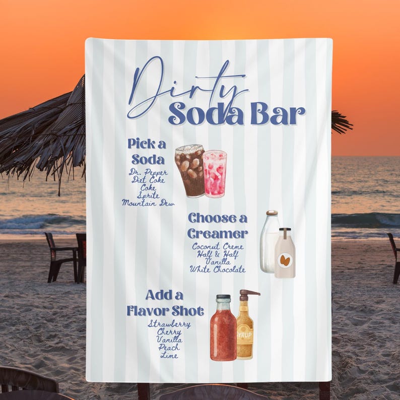 Filthy Banner Dirty Soda Bar Banner PNG - Etsy