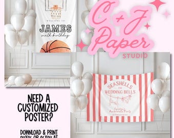Customized Banner Template *24x36" & 36x24" Poster Size*