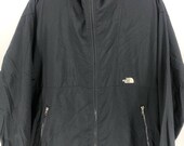 Vintage THE NORTH FACE Jacket Mens Medium North Face Ski Wear Black Jacket Hoodie North Face 90s Skiing Hooded Jacket Bomber Size M A897