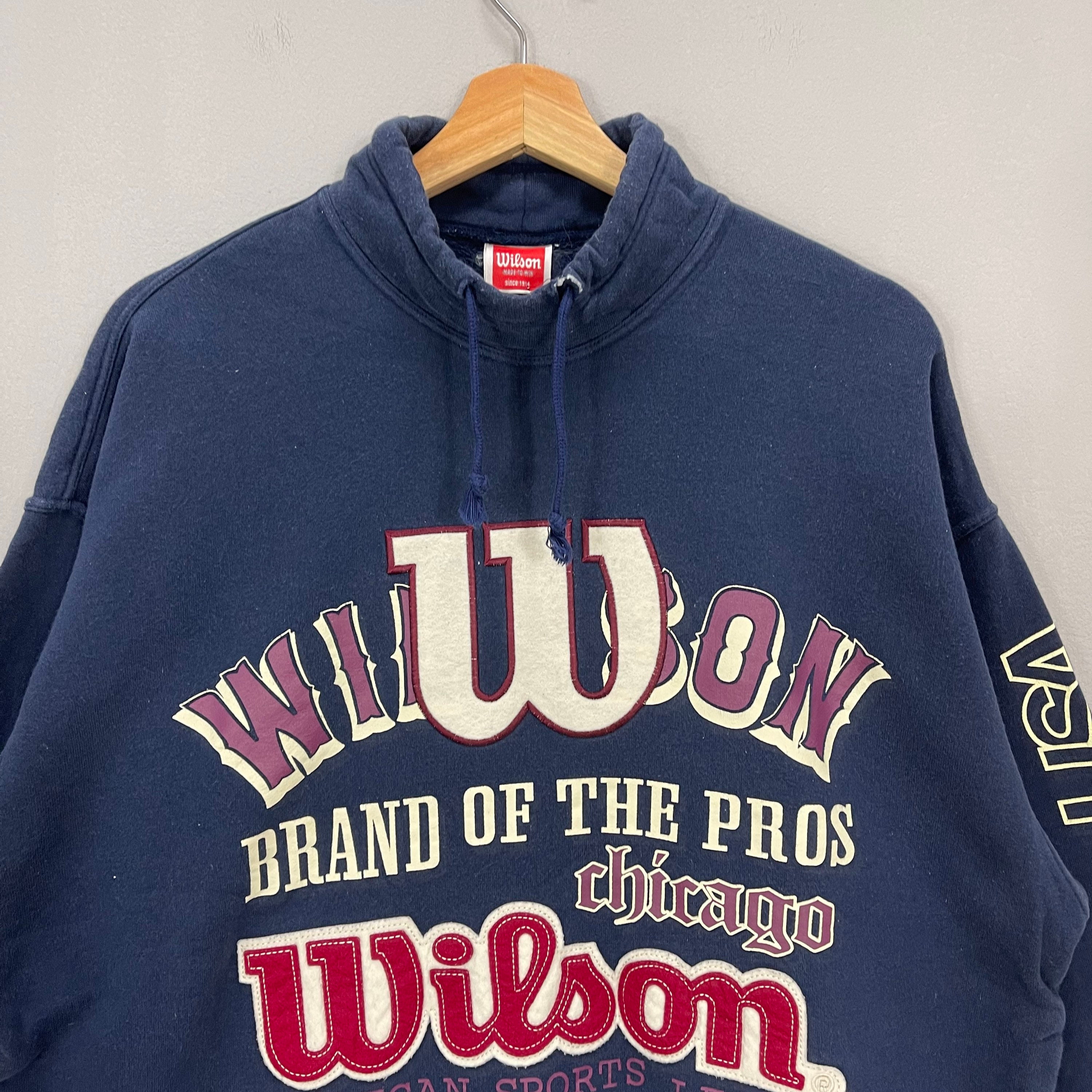 Wilson Sweatshirt Wilson Chicago USA Pullover Big Logo | Etsy