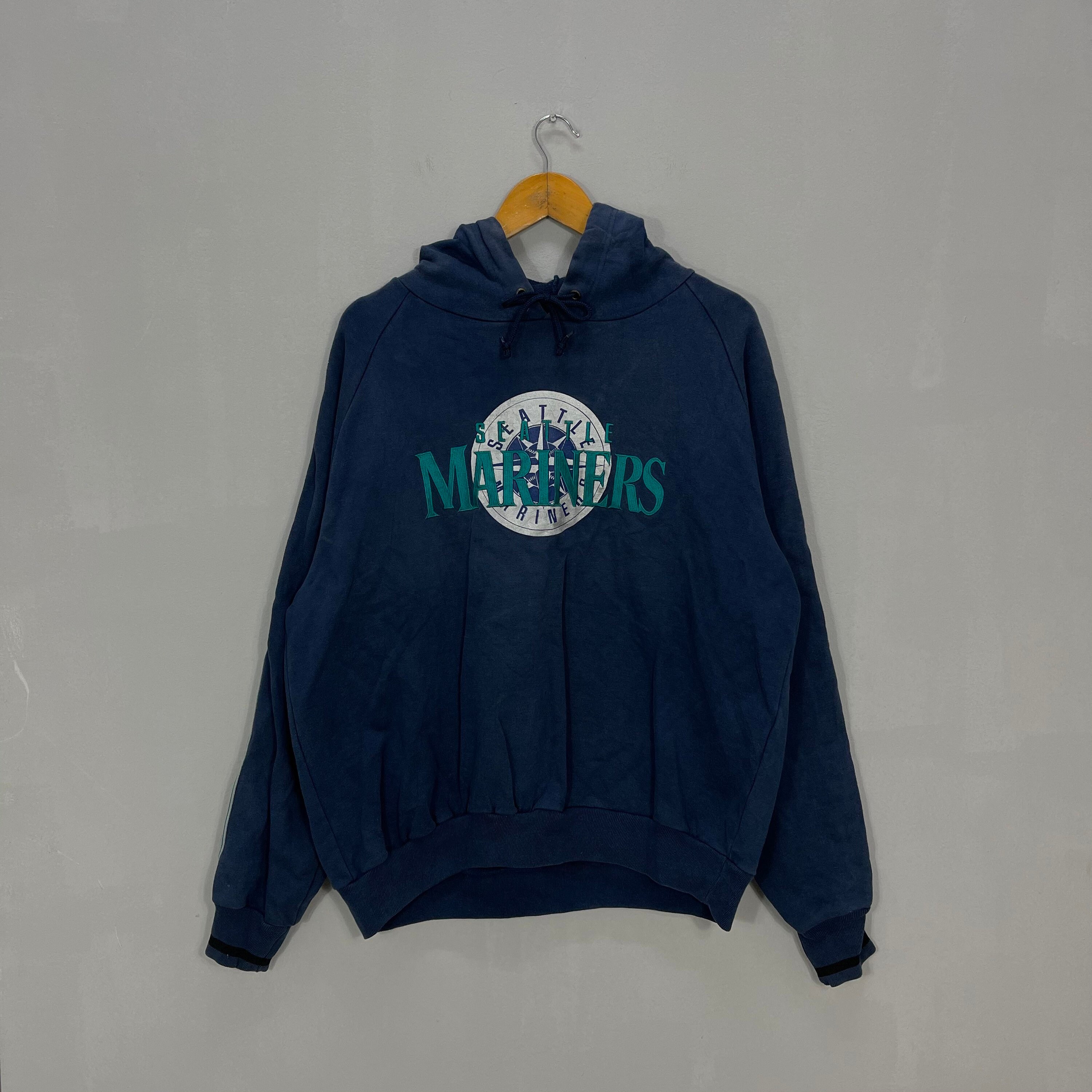 Vintage Seattle Mariners Hoodie Major League Baseball Hoodie Etsy