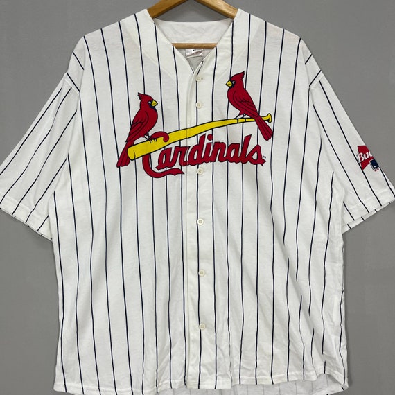 Vintage 90s ST. Louis Cardinals Budweiser Baseball Jersey 