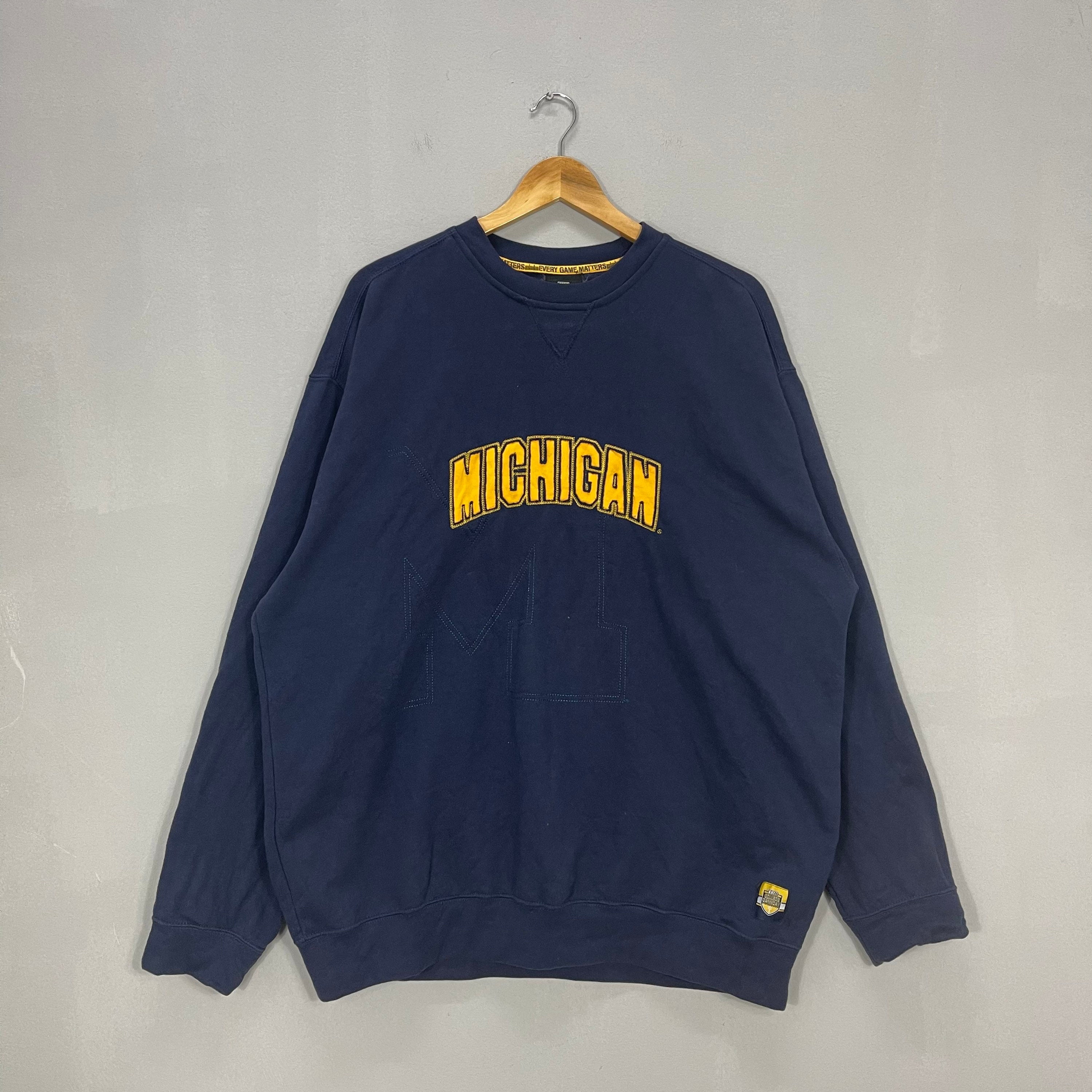 Vintage Michigan Sweatshirt Michigan ESPN Crewneck Michigan Etsy