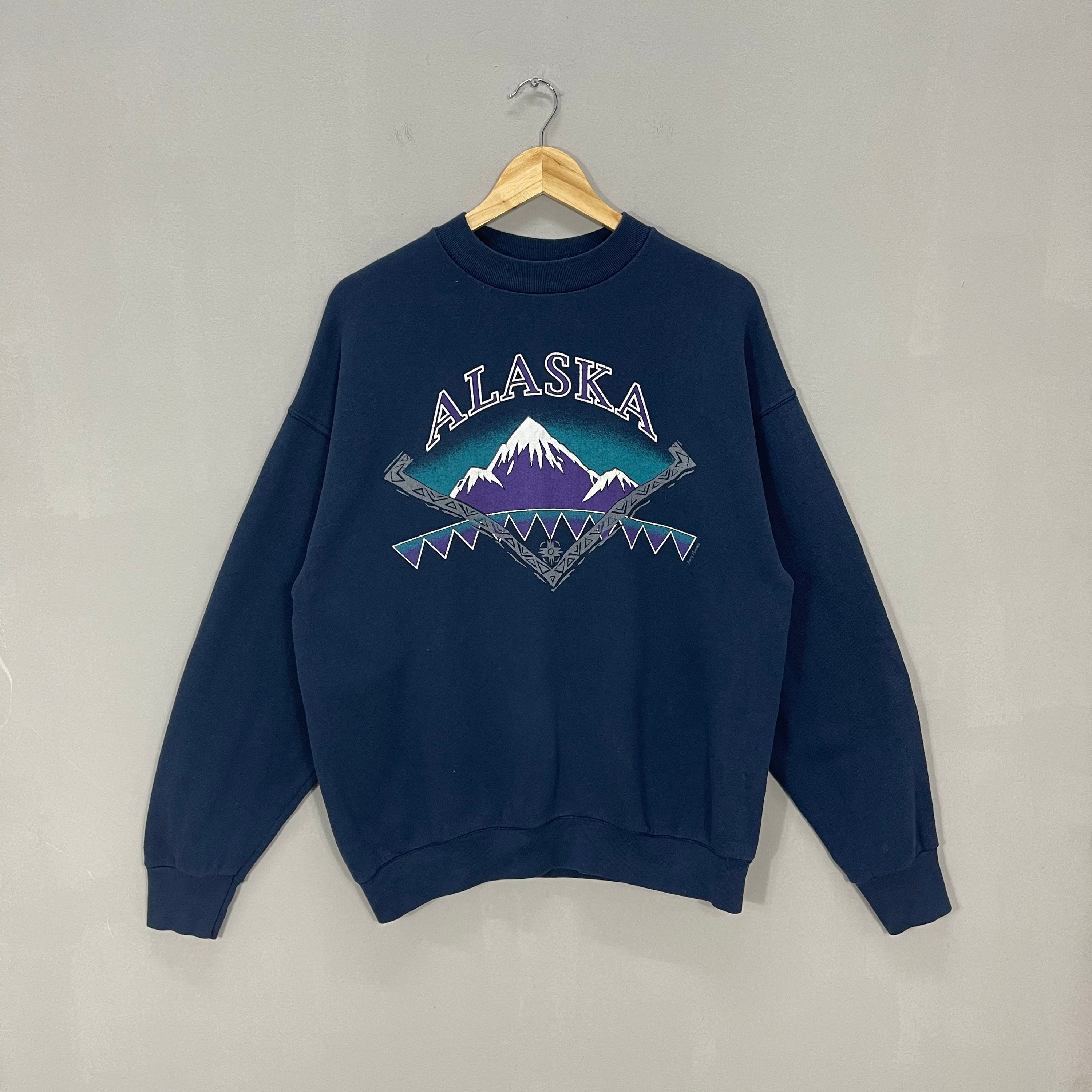 Alaska Sweatshirt Mountain Big Logo 