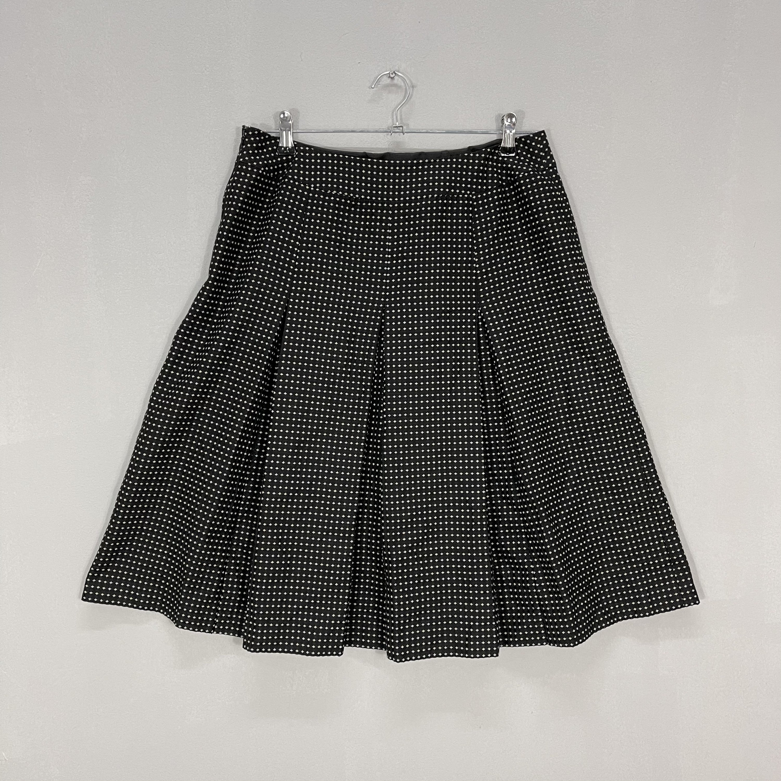 Vintage Box Pleats Skirt Short Skirt Plaid Skirt Pleat Skirt | Etsy