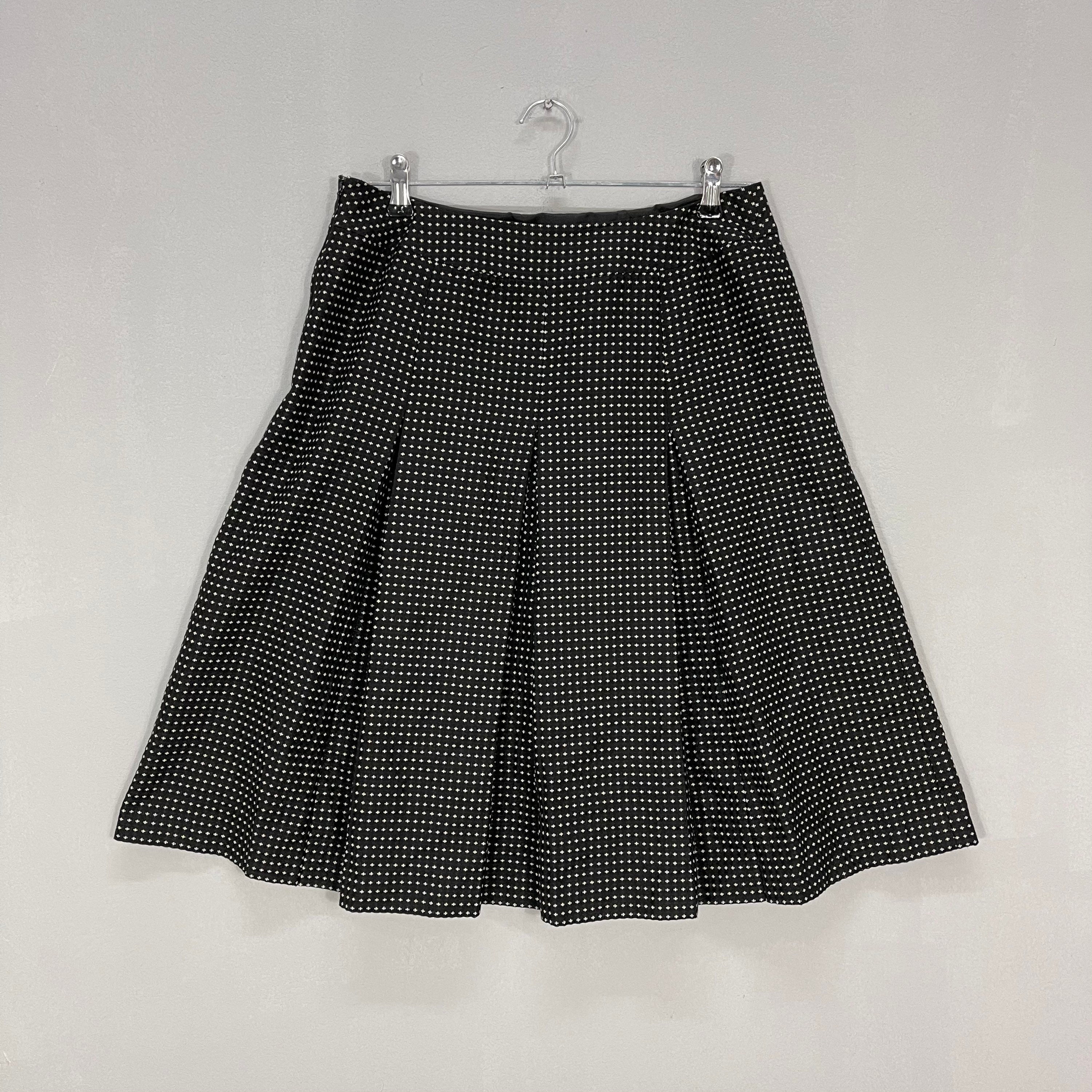 Vintage Box Pleats Skirt Short Skirt Plaid Skirt Pleat Skirt Etsy