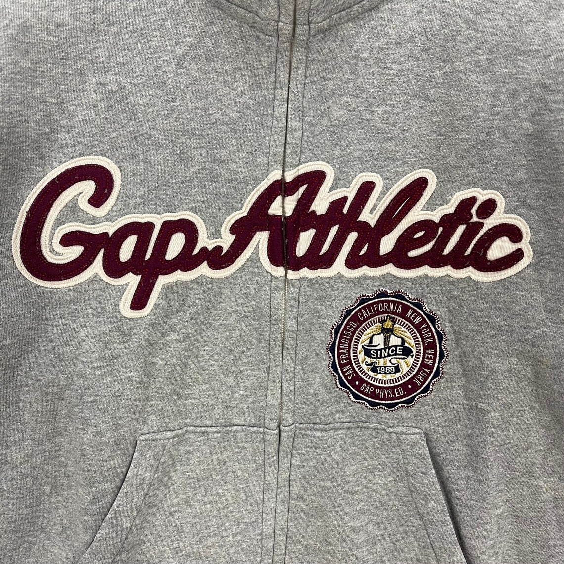 GAP Athletic Sweater Big Logo GAP Pullover Embroidery Logo | Etsy