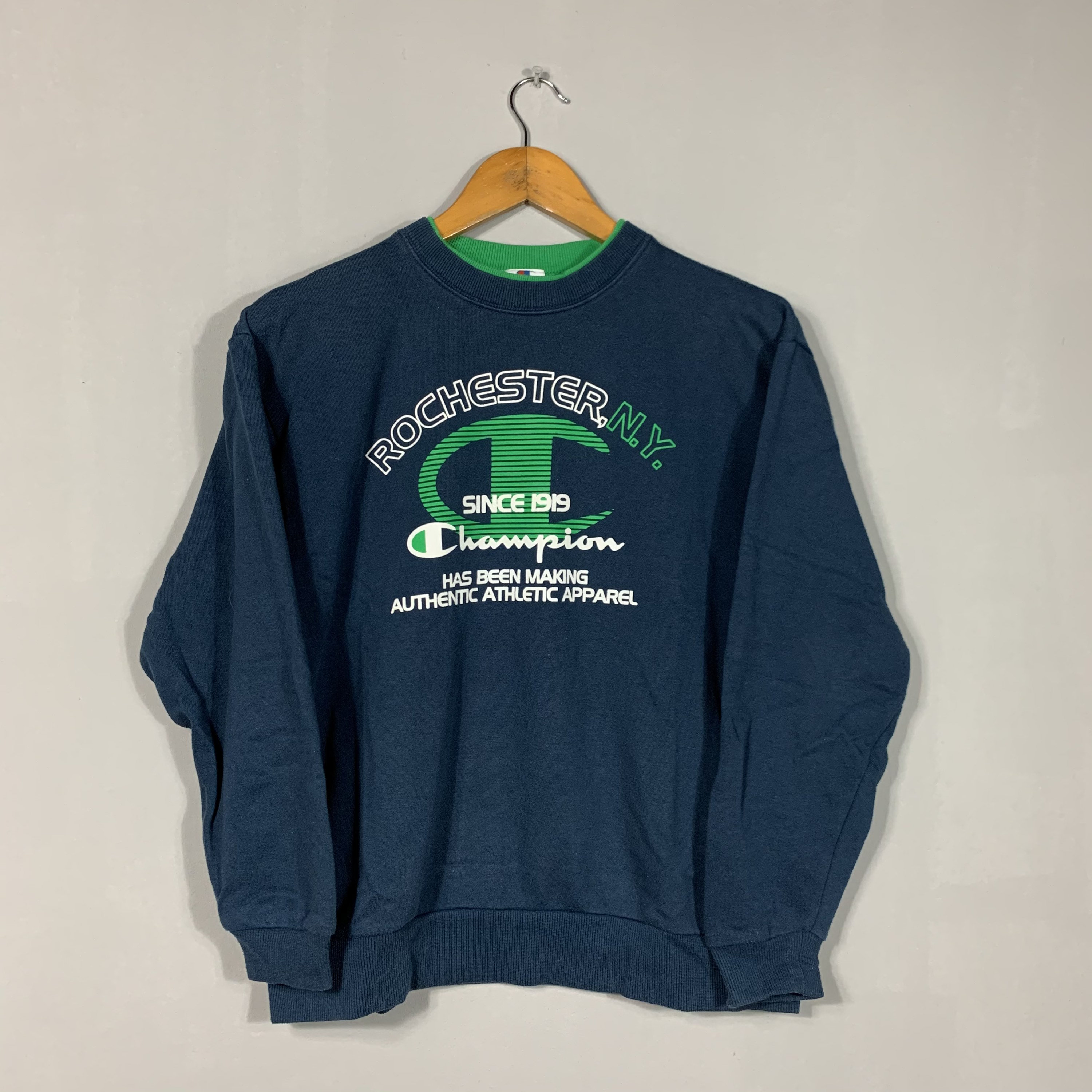 tykkelse vride Opførsel Vintage Champion Rochester NY 1919 Sweatshirt Champion | Etsy UK