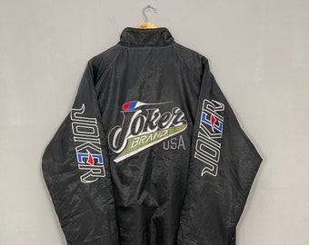 Joker Brand USA Long Jacket Parka Jacket Big Logo - Etsy España