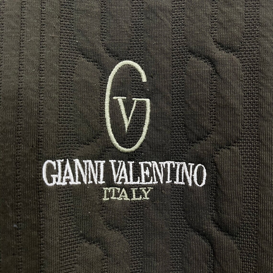 Gianni Valentino Italy Sweatshirt Small Embroidery Logo Dark | Etsy
