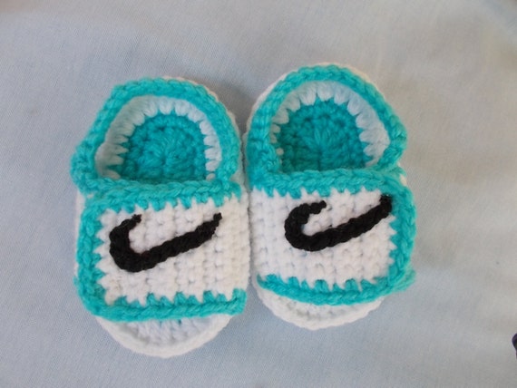 crochet baby shoes nike