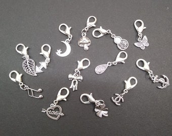 Over a Dozen Stitch Markers - Random Stitch Markers