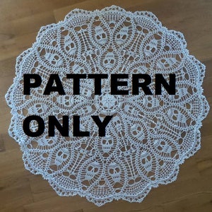 Pattern only - This is the pattern for "Skelly-Go-Round with  Skulls of Plenty" - PDF downloadable pattern - Skull Parasol Pattern