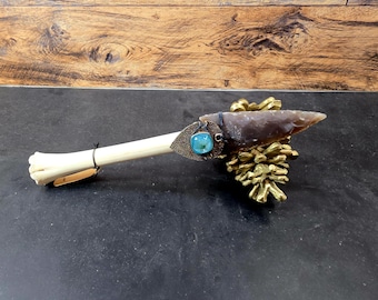 Bone Knife - Deer leg bone knife - Athame - Alter knife