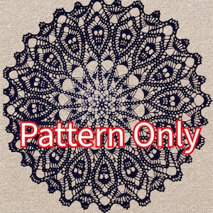 Crochet Skull Doily Pattern: Photo & Written Instructions (PDF Downloadable Pattern)