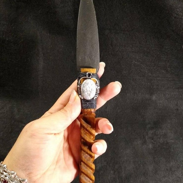 Carved Bone Handle Etsy