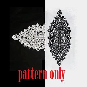 Doily Pattern - Skull Memento Pattern - PDF Doily PATTERN only - Words and photos only - No Graphs