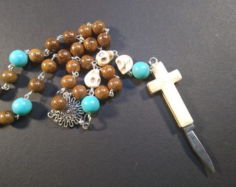 Religious Gothic Catholic Rosary -  Rosary - Gothic Rosary