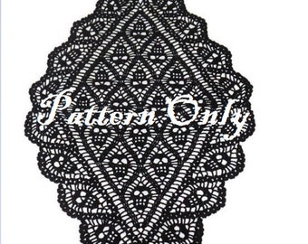 The Skulls of Muerta - Doily Pattern - Skull Doily Pattern - PDF Doily PATTERN only - Words and photos only - No Graphs