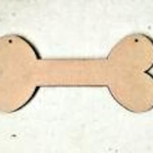 Kości dla psów x 10 - kształty MDF 4 cm, 6 cm i 10 cm (z otworami/bez)