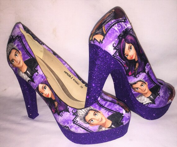 disney descendants shoes / heels uk sizes 38 Etsy