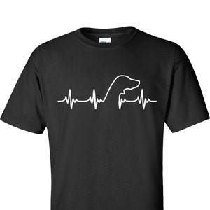 Vizsla heartbeat Vizsla Shirt Dog lovers gift idea Hungarian Vizsla Heartbeat design Perfect Gift For Dog Owners image 2