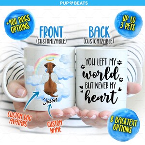 Pet Loss Gift | Dog Memorial Mug | Dog Mom Mug | Dog Coffee Mug | Dog Dad Gift | Custom Pet Mug | Personalized Dog Mug | Pet Memorial Gifts