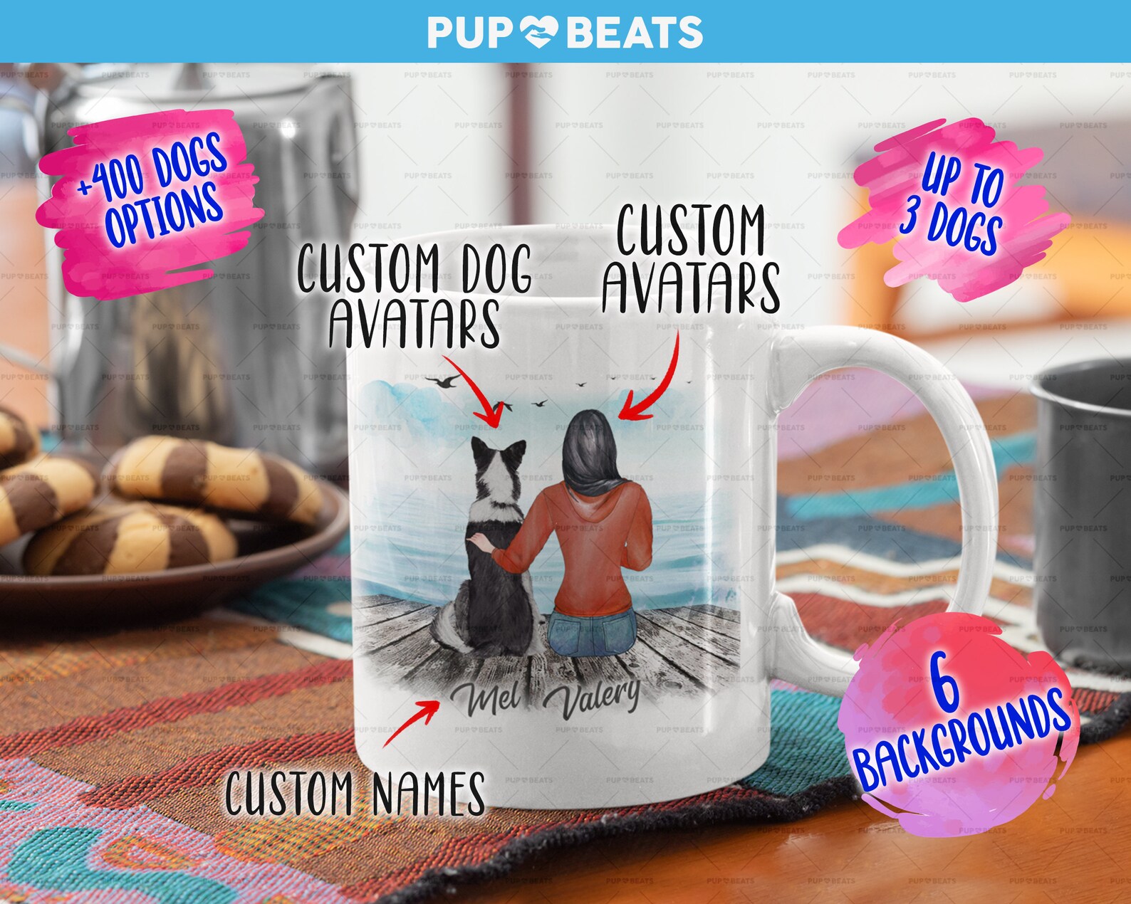 Personalized Dog Mug Dog Mom Mug Dog Coffee Mug Dog Lover Etsy Canada