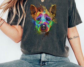 Australian Cattle Dog | Gift For Dog Lovers | Dog Lover Shirt | Dog Mom | Spring Garden Gift | Blue Heeler | Cattle Dog Decor